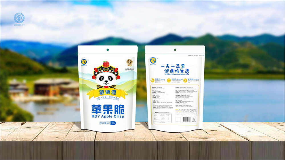 融德源冻干苹果包装设计